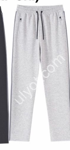 ШТАНЫ AUDSA (2XL-6XL) ПРЯМОЙ СВ.СЕРЫЙ A215-1