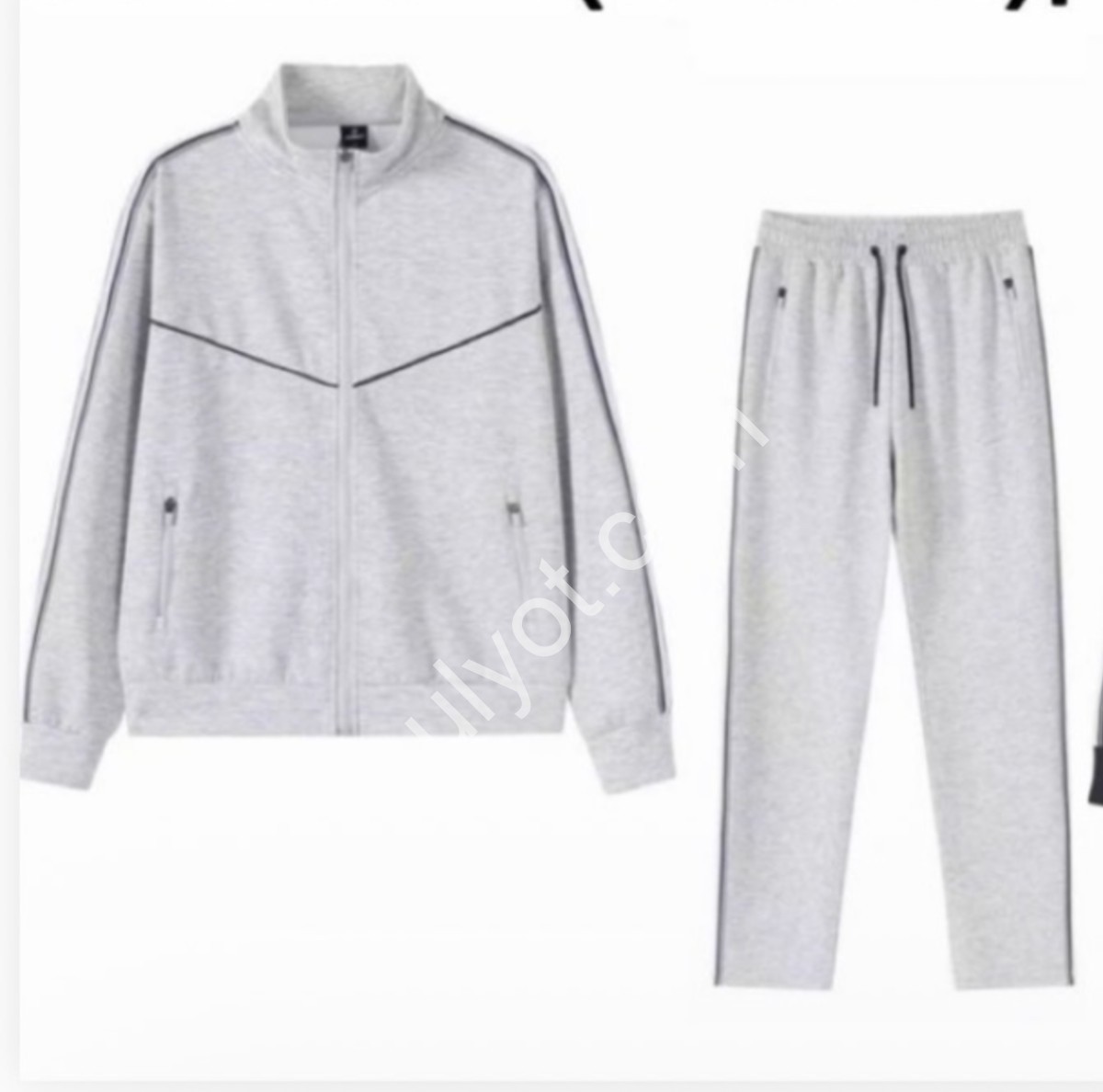 КОСТЮМ AUDSA (2XL-6XL) ПРЯМИЙ СВ.СІРИЙ A215-1