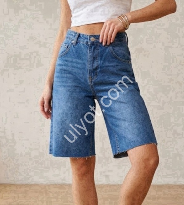 ШОРТЫ TOP SHOP (25-32) СИНИЙ 8043