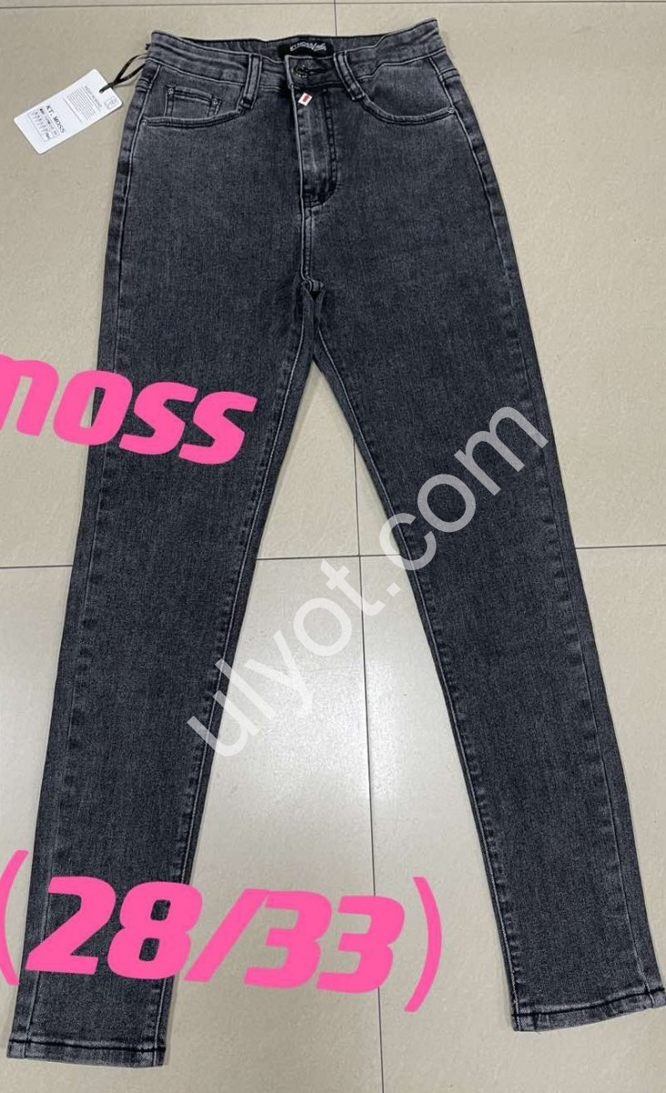 ДЖИНСИ KT.MOSS (28-33) ГРАФІТ 1129