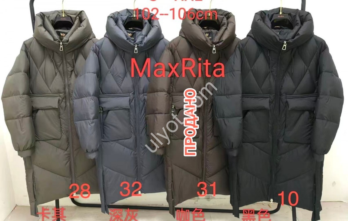 КУРТКА MAX RITA (S-2XL) ЧОРНИЙ 675-10