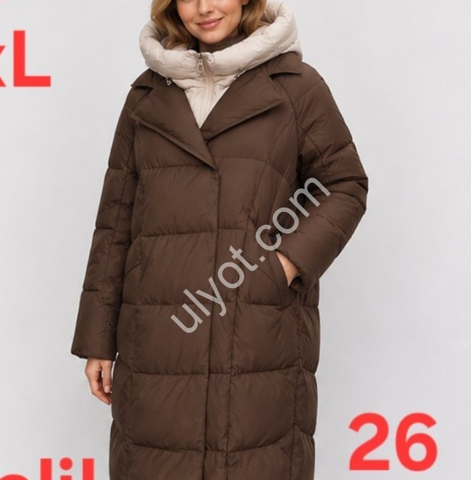 КУРТКА DESSELIL (S-2XL) ШОКОЛАД 526
