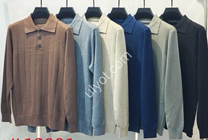 СВИТЕР (XL-5XL) ЧЕРНЫЙ 12001