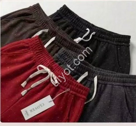 ШТАНЫ (L-3XL) ПРЯМОЙ КАМНИ ШОКОЛАД 69151