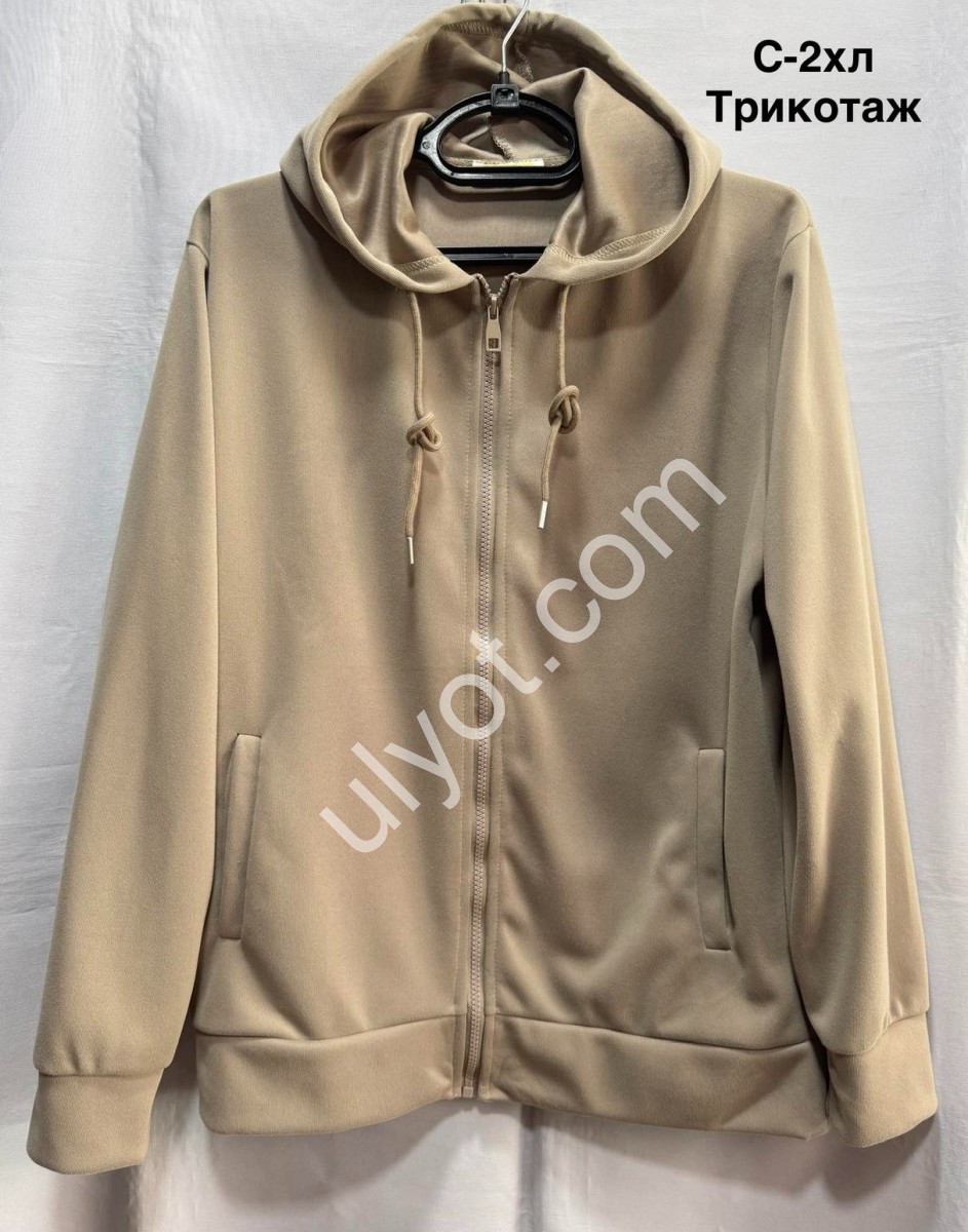 КОФТА ЗМЕЙКА (S-2XL) БЕЖ 2092