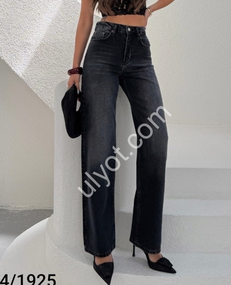 ДЖИНСЫ WOMAN DENIM (34-42) ГРАФИТ 2064/1925