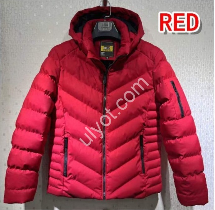 КУРТКА (M-3XL) КРАСНЫЙ D25814
