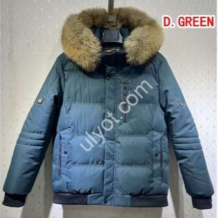 КУРТКА (M-3XL) Т.ЗЕЛЕНЫЙ D25807