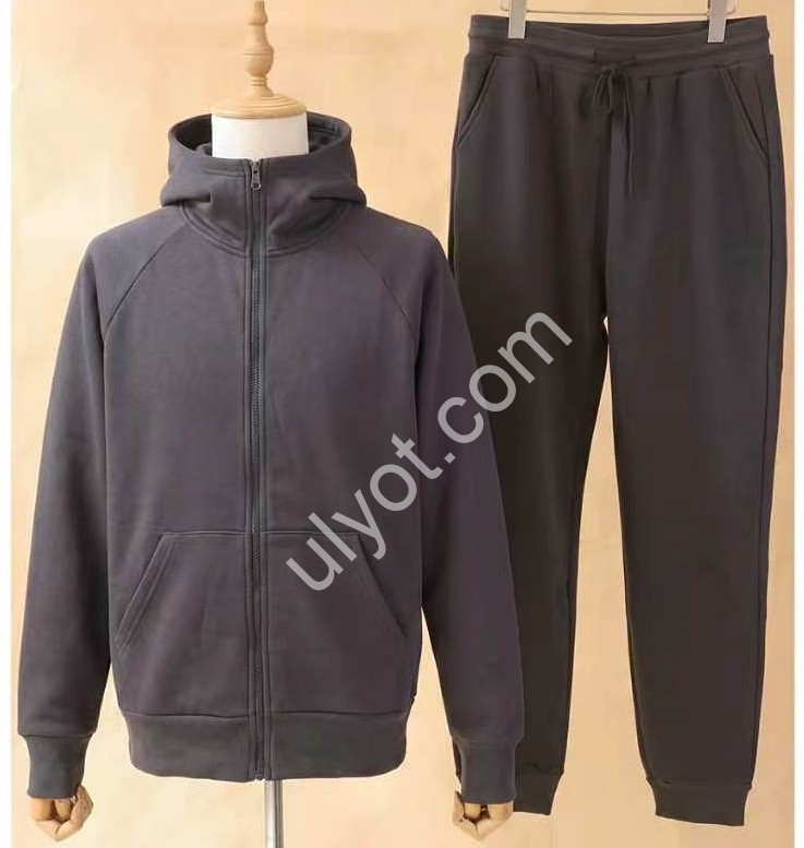 КОСТЮМ JJF (L-4XL) МИКРОМЕХ МАНЖЕТ ЧЕРНЫЙ 8000
