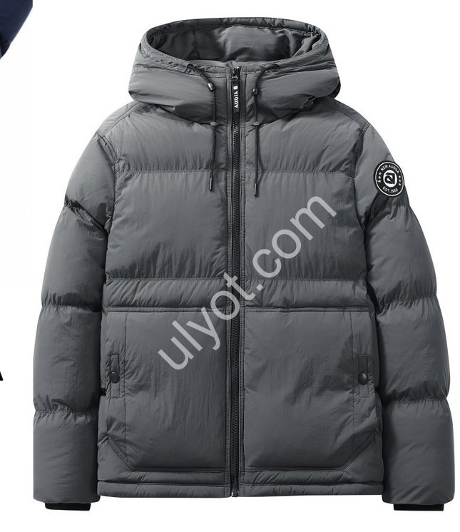 КУРТКА AUDSA (M-3XL) СІРИЙ 81301-2