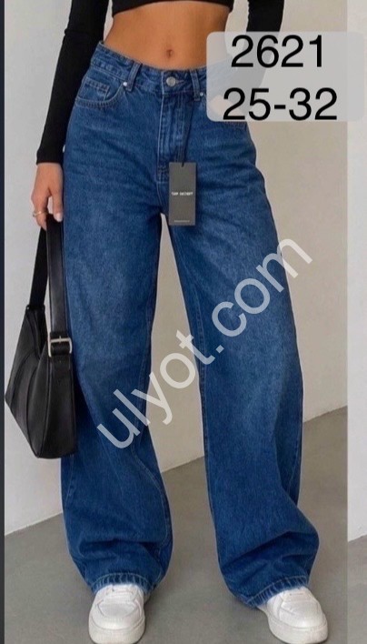 ДЖИНСЫ TOP SHOP (25-32) Т.СИНИЙ 2621
