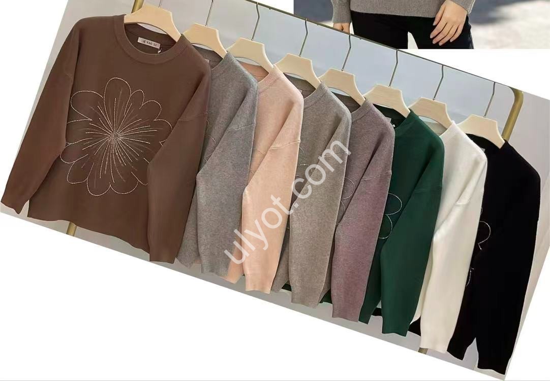 СВИТЕР (ONE SIZE 50-54) МИКС 346