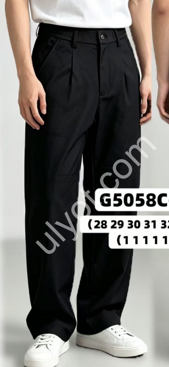 БРЮКИ GOD BOREST (28-36) ЧЕРНЫЙ 5058
