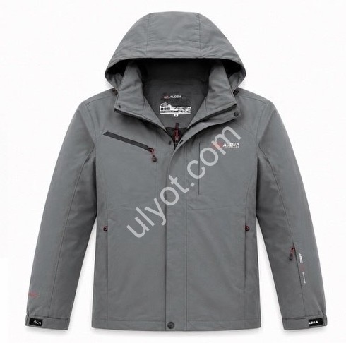 КУРТКА AUDSA (M-3XL) СІРИЙ 26001