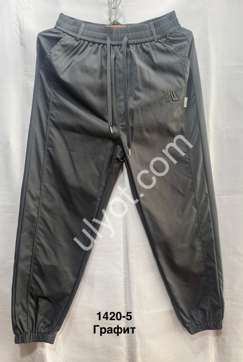 ШТАНЫ (2XL-7XL) МАНЖЕТ ГРАФИТ 1420-5