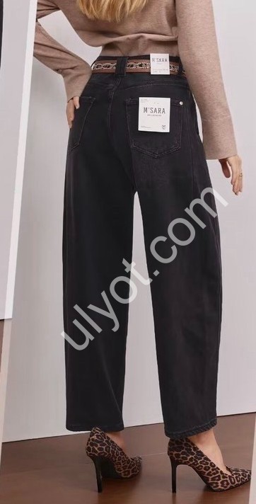 ДЖИНСИ M.SARA (XS-XL) ШОКОЛАД 1721-B