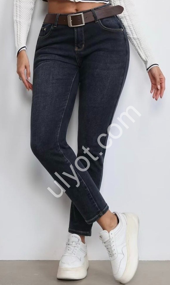 ДЖИНСЫ M.SARA  (30-38) ГРАФИТ 6118