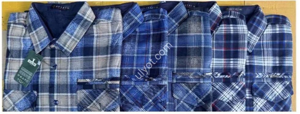 СОРОЧКА (XL-5XL) ФЛІС МІКС 641