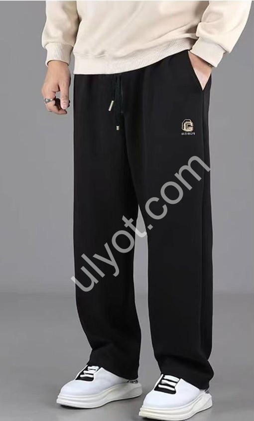 ШТАНИ (6XL-10XL) ФЛІС ПРЯМИЙ Т.СИНІЙ 2433