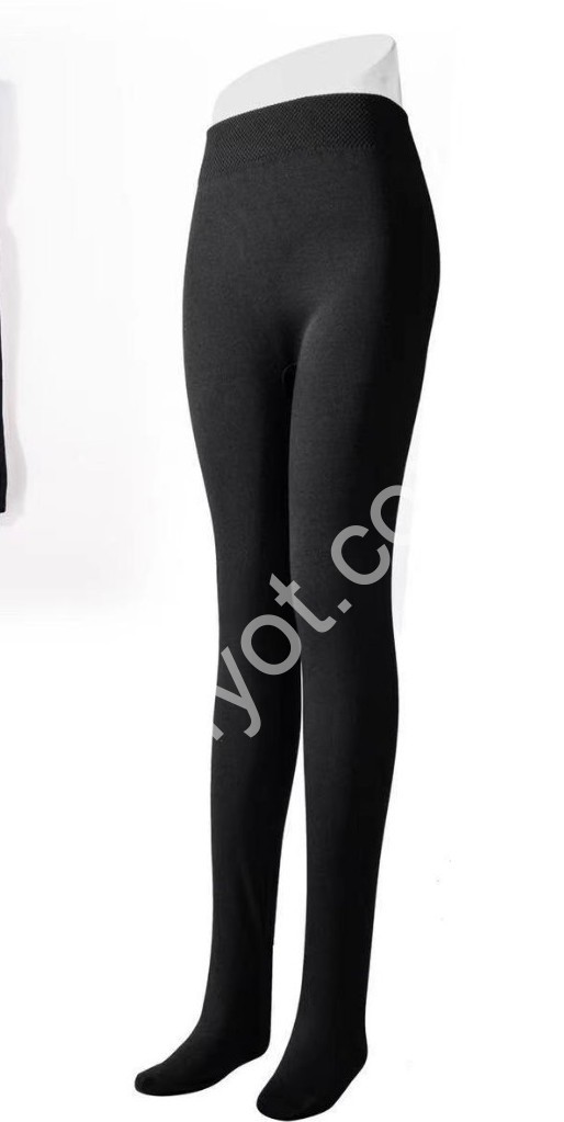 КОЛГОТИ (ONE SIZE 50-60) ЧЕРНЕ хутро 945
