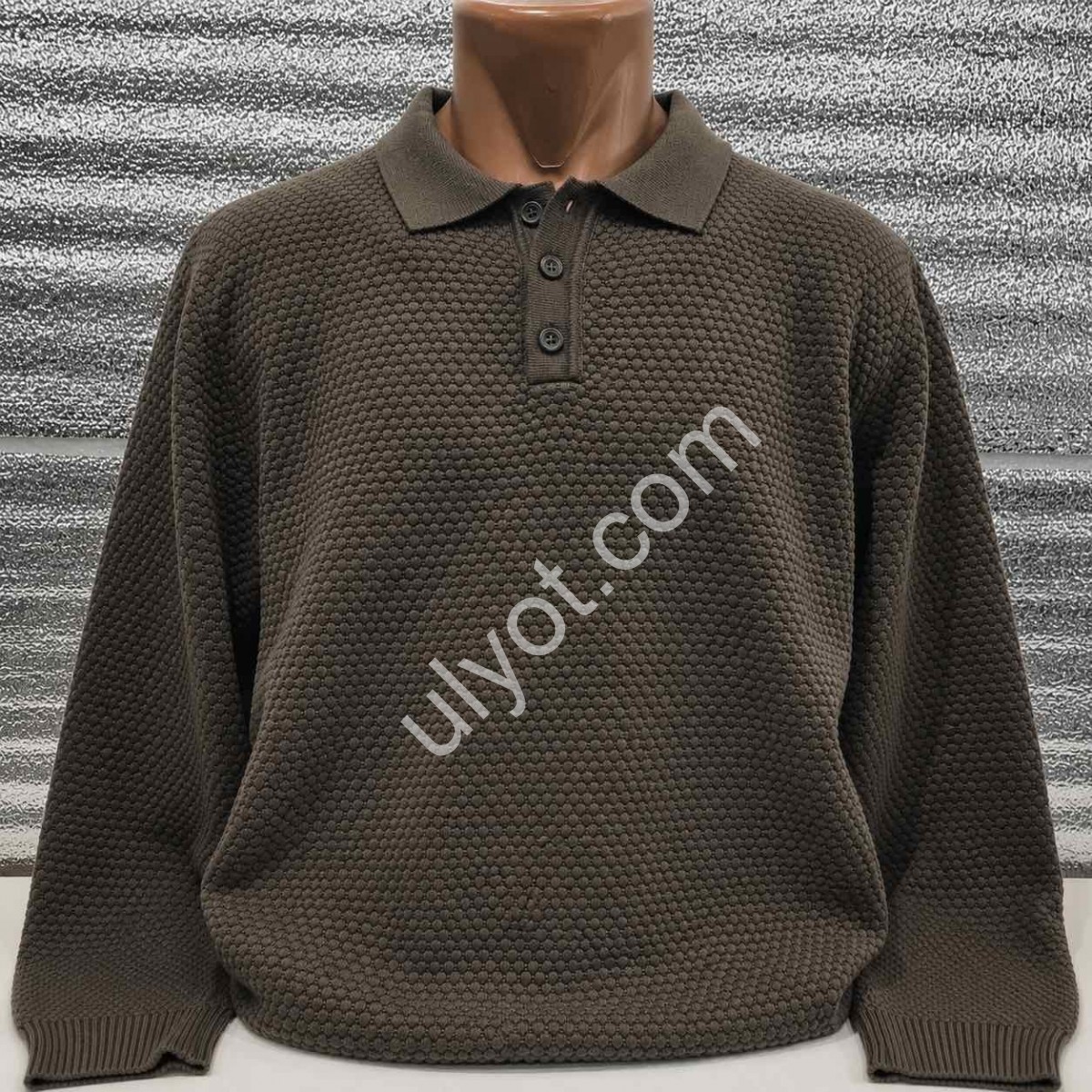 СВИТЕР (M-2XL) КОРИЧНЕВЫЙ 136