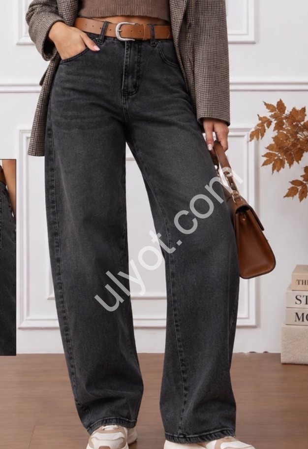 ДЖИНСЫ M.SARA (XS-XL) ГРАФИТ 2-B