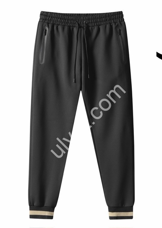 СПОРТ.ШТАНЫ (M-3XL) ФЛИС МАНЖЕТ ГРАФИТ 288