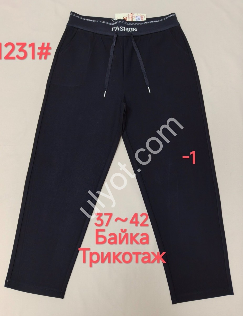 ШТАНИ (37-42) БАЙКА ЧОРНИЙ 1231-1
