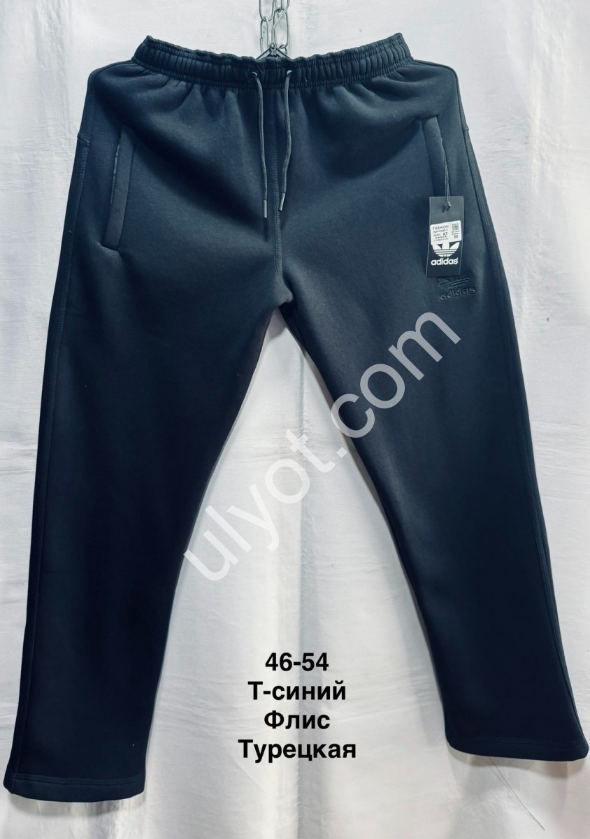 СПОРТ.ШТАНИ A01 (46-54) ФЛІС ПРЯМИЙ Т.СИНІЙ