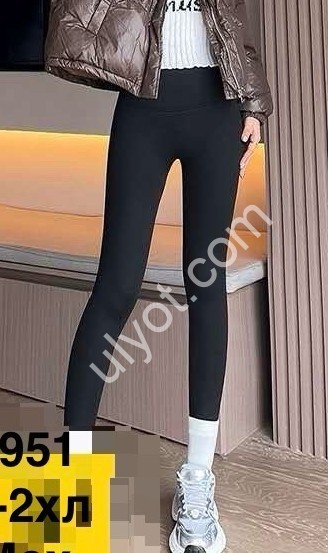 Лосини (S-XL) Хутро Чорне 9951
