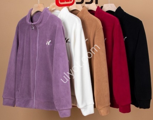 КОФТА JJF (XL-3XL) ПЛЮШ ЧЕРНЫЙ 371140