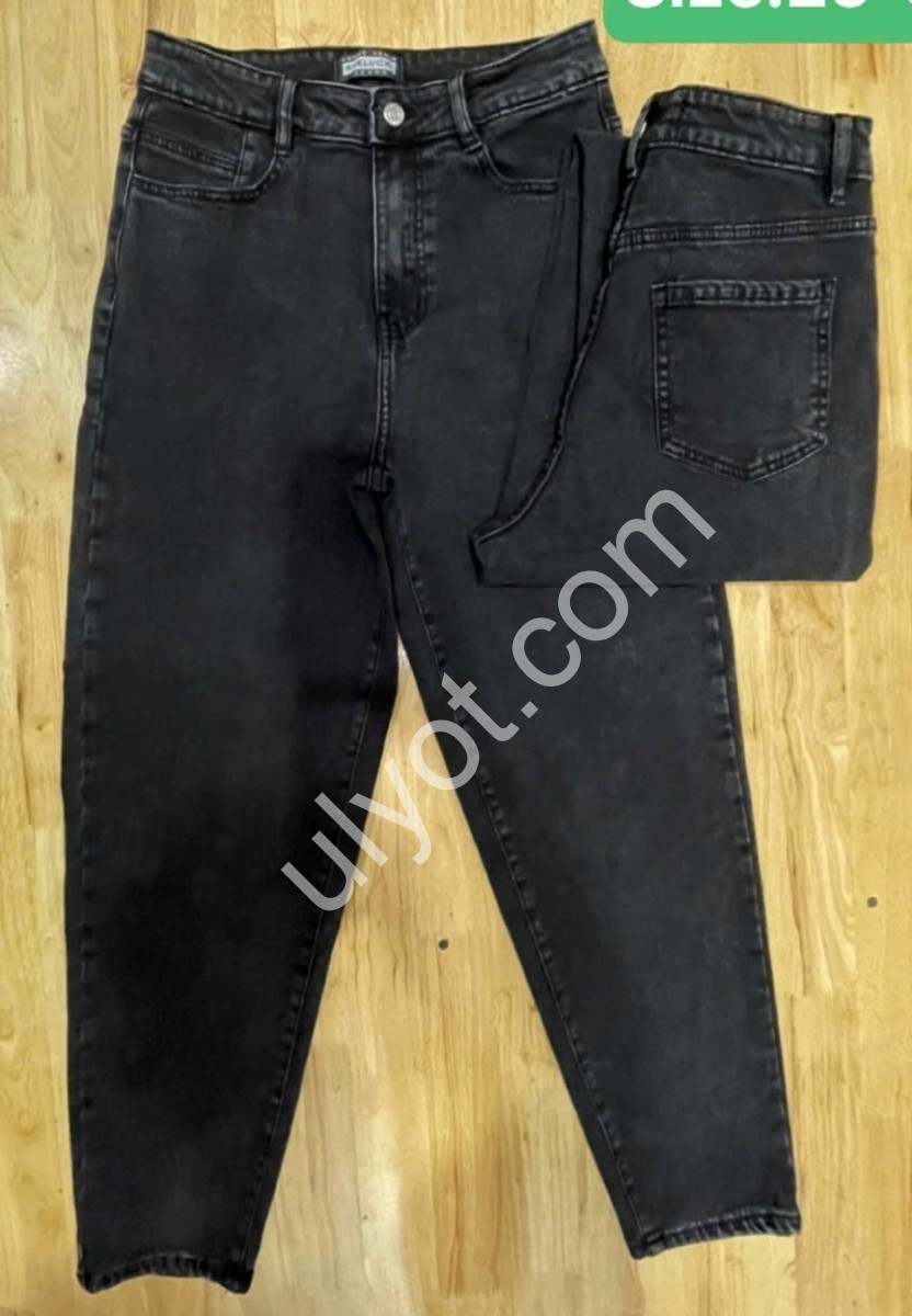 ДЖИНСЫ RELUCKY (25-30) БАЙКА Т.СЕРЫЙ M671-1