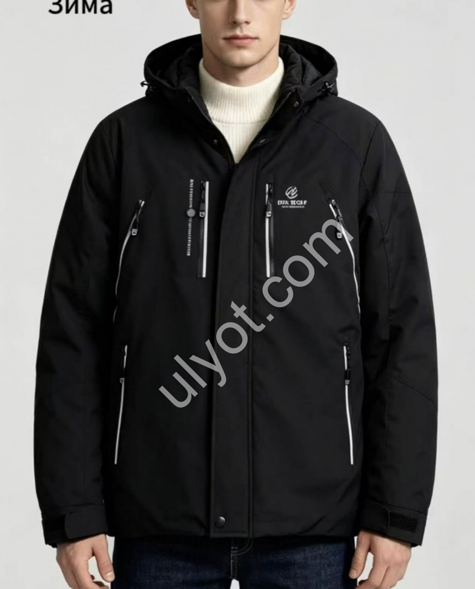 КУРТКА (XL-5XL) ЧОРНИЙ 9956
