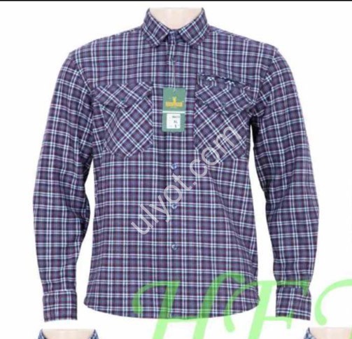 РУБАШКА (6XL-10XL) ФЛИС МИКС 935