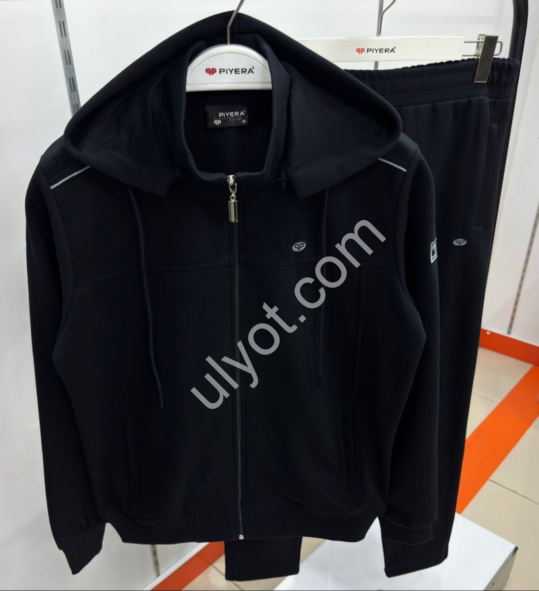 CПОРТ.КОСТЮМ ПИЕРА (M-3XL) БАЙКА ПРЯМОЙ Т.СИНИЙ 5218