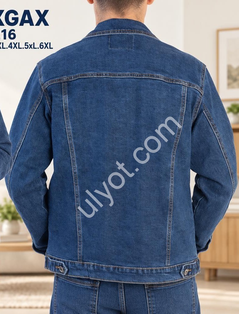КУРТКА GAXGAX (XL-6XL) Т.СИНИЙ 216