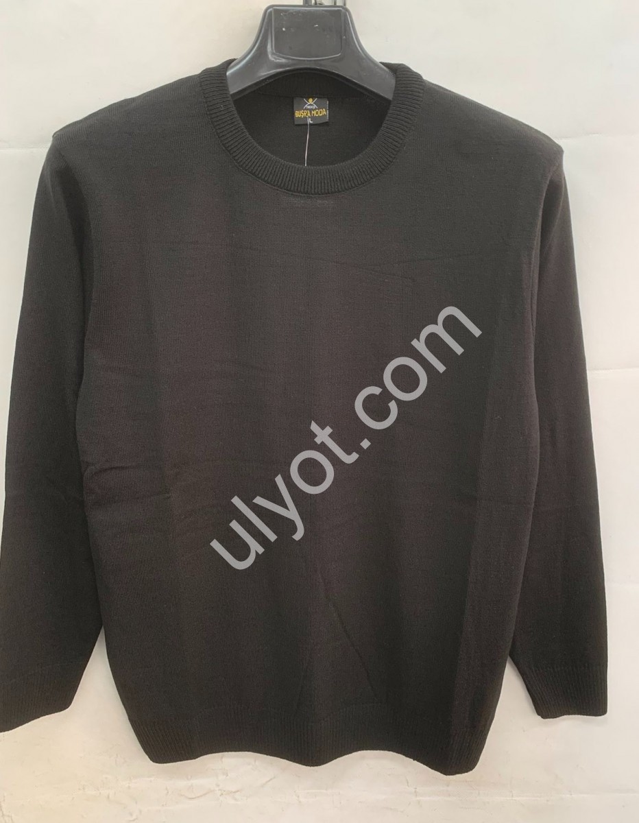 СВИТЕР (M-2XL) ЧЕРНЫЙ M1770