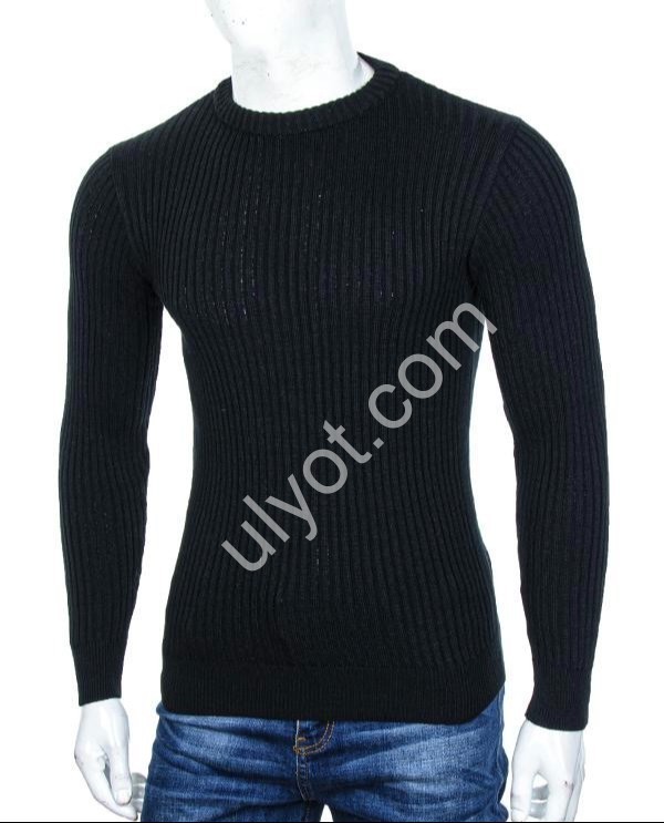 СВИТЕР (M-2XL) ЧЕРНЫЙ M1015