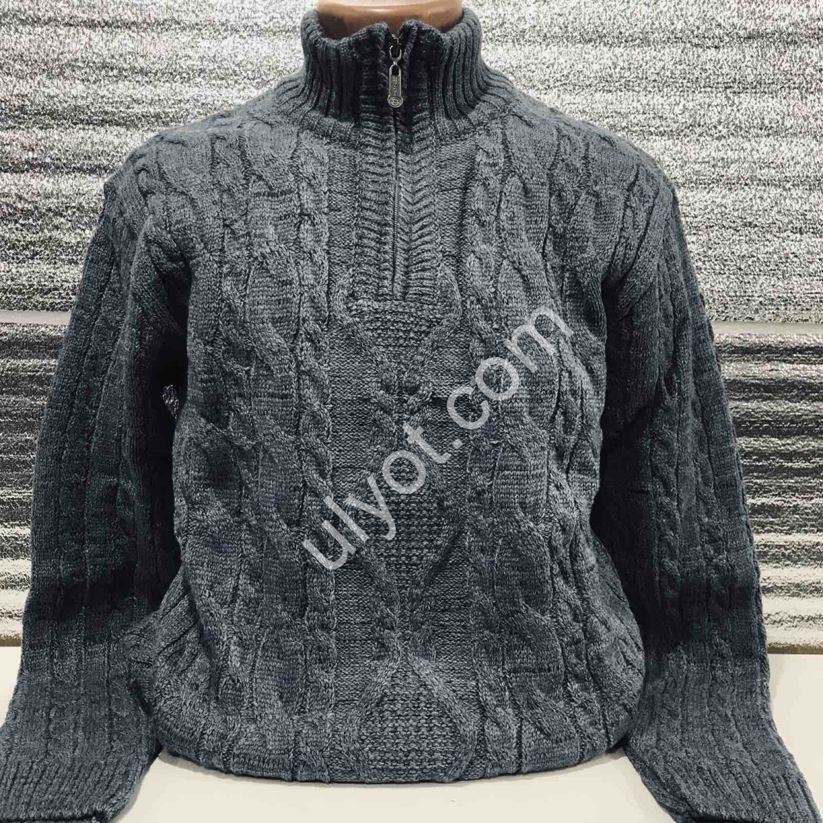 СВІТЕР DEVANTI (L-2XL) СІРИЙ 77114