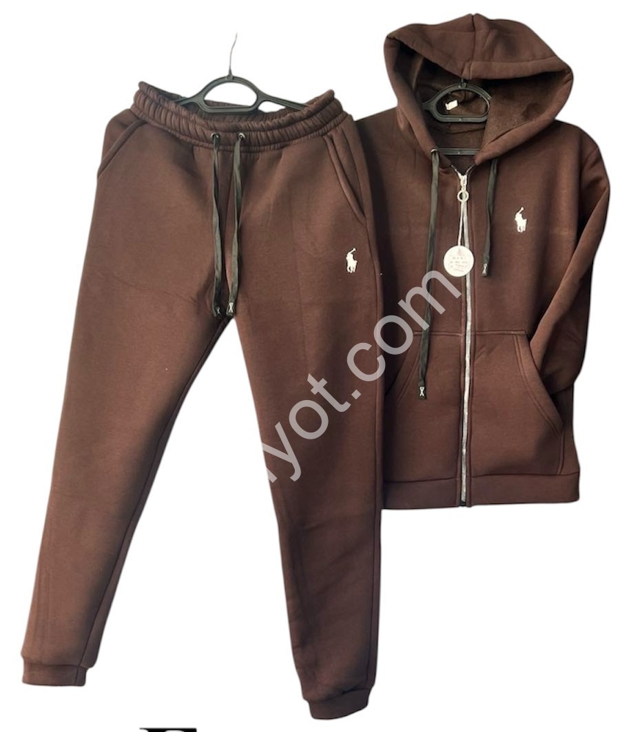 КОСТЮМ P05 (54-60) ФЛІС МАНЖЕТ ШОКОЛАД
