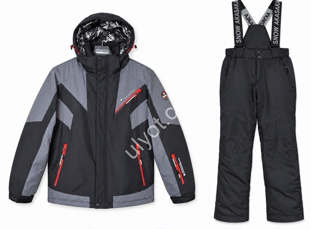 КОСТЮМ ЛЫЖНЫЙ (M-3XL) СЕРЫЙ 23030