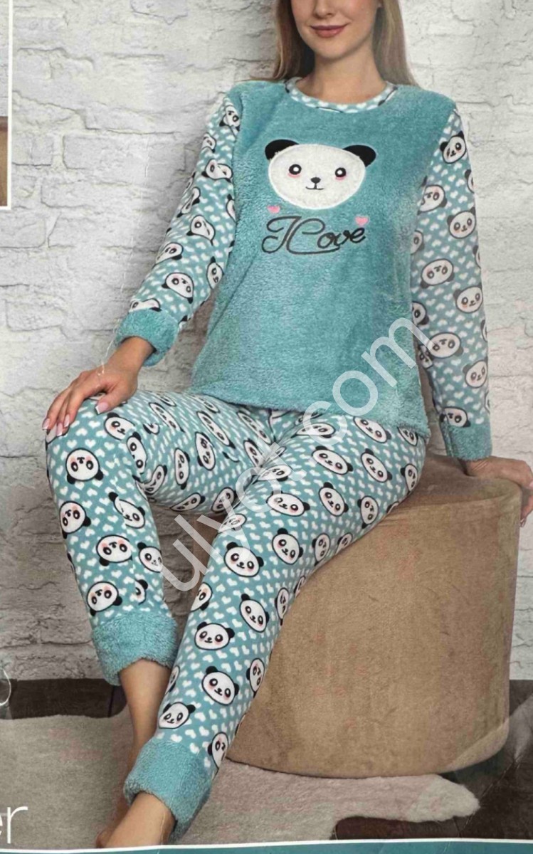 ПИЖАМА (M-2XL) МЯТА 8009