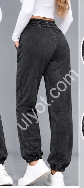 ШТАНИ (2XL-6XL) Хутро МАНЖЕТ ЧОРНИЙ 1010