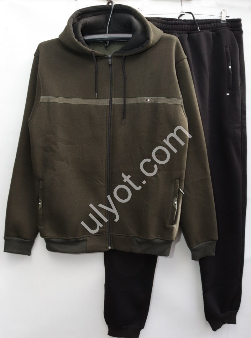 CПОРТ.КОСТЮМ (3XL-6XL) БАЙКА МАНЖЕТ ХАКИ 5847