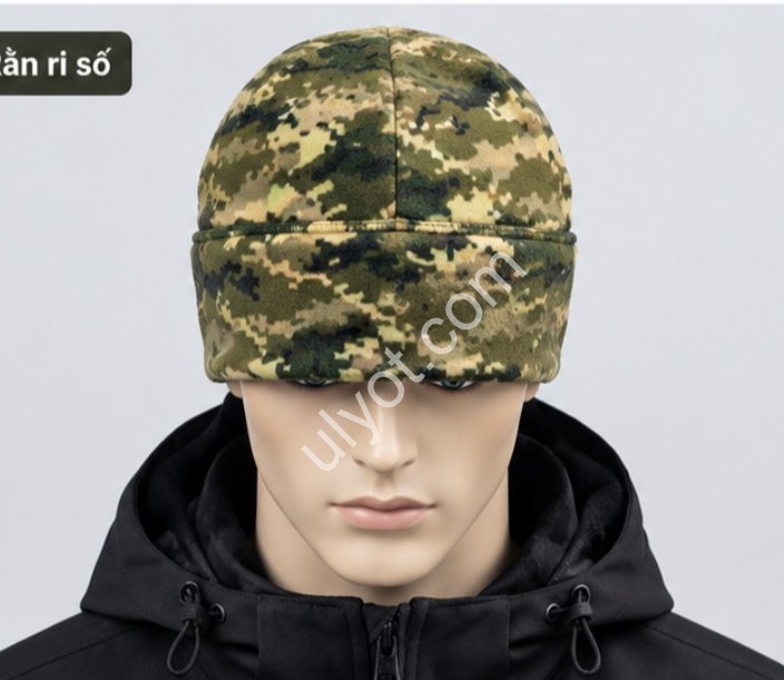 ШАПКА (ONE SIZE 58-60) ФЛИС МИКС 