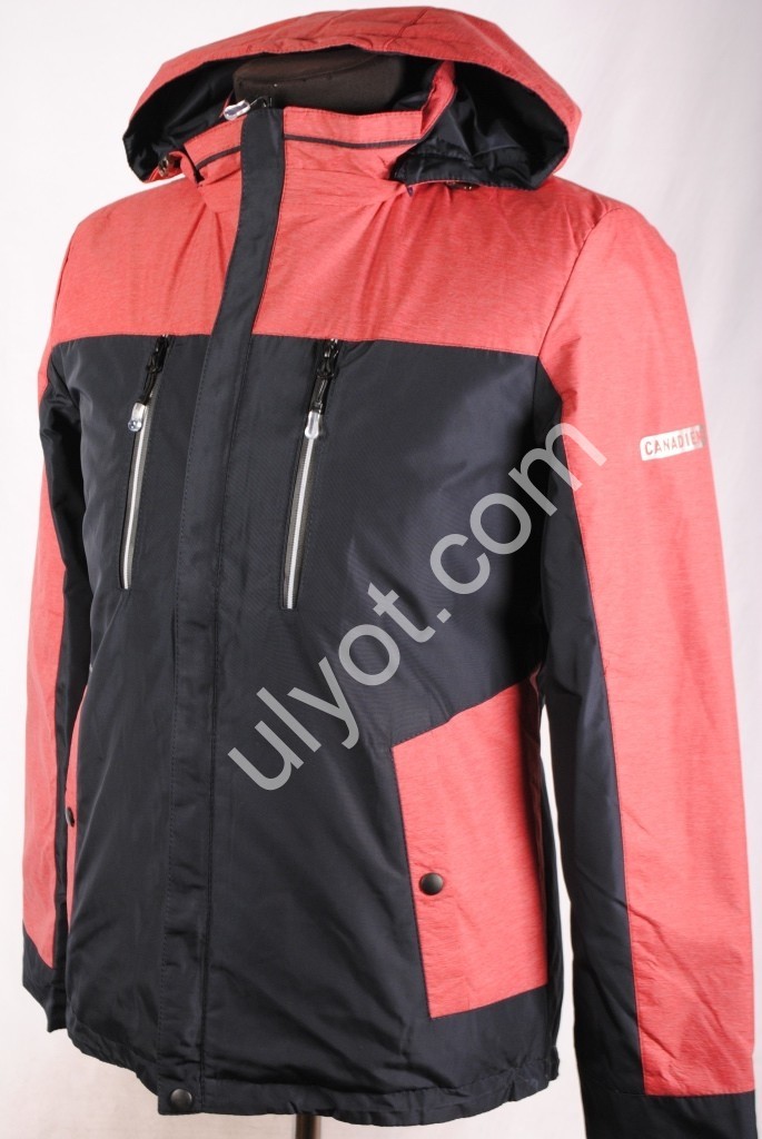 ВЕТРОВКА-3 (M-3XL) Т.СИНИЙ+КРАСНЫЙ 