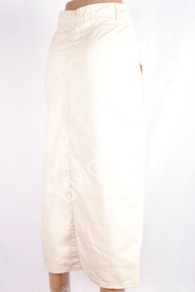 Фото 1 ЮБКА PLUS DENIM (34-40) СВ.БЕЖЕВЫЙ 2385