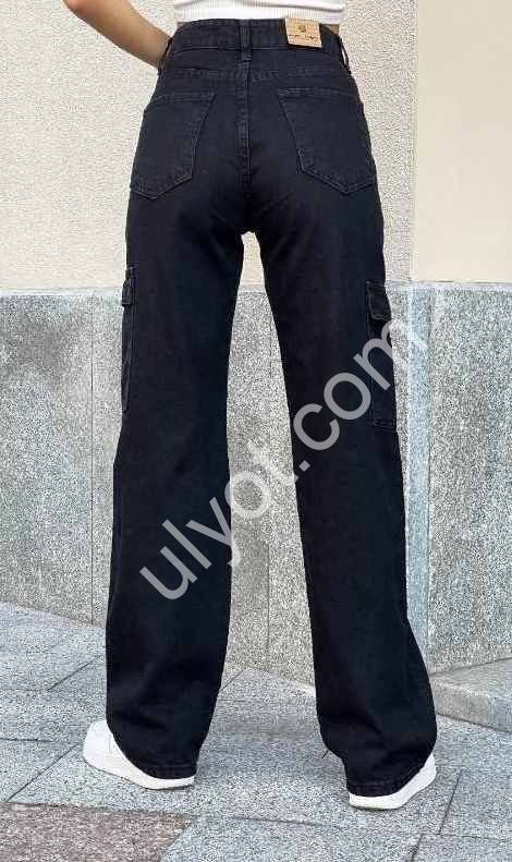 Фото 1 ДЖИНСЫ RED MOON (25-30) ЧЕРНЫЙ 100(289)