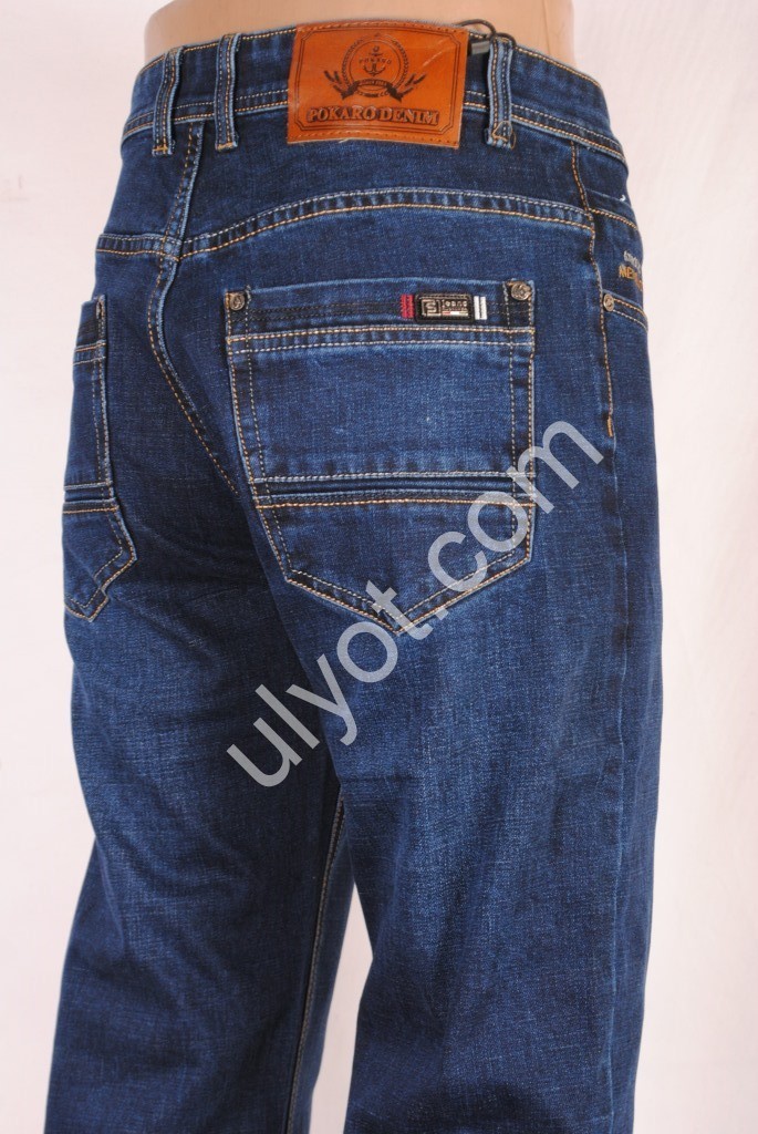 ДЖИНСЫ POKARO (30-38) СИНИЙ 902