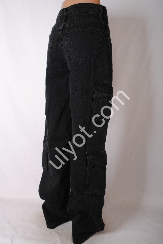 Фото 3 ДЖИНСЫ TOP SHOP (25-32) ГРАФИТ 5484